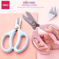 Kéo làm vườn cắt tỉa cành hoa Deli -cắt tỉa cành cây - hai màu Hồng,Xanh lam chính hãng-VPP Kiều Anh