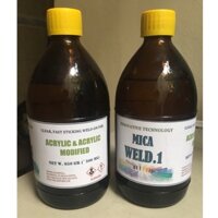 Keo Lạnh Weld.1 Dán Mica Đài Loan Acrylic trong suốt - 500ml