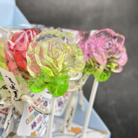 Kẹo Lollipop Hình Hoa Hồng Không Đường, Quà Tặng Sáng Tạo, Kẹo Snack, Hộp Đầy, Quà Tặng Trẻ Em UXT0