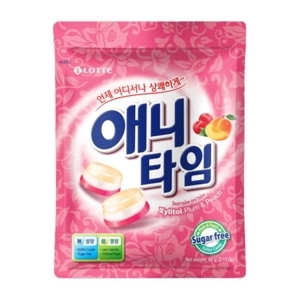 Kẹo Lotte Xylitol Anytime vị đào 60g