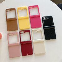 Kẹo Màu Lấp Lánh Bóng Ốp Lưng Điện Thoại Samsung Galaxy Z Flip6 ZFlip5 ZFlip3 ZFlip4 Vỏ Chống Sốc