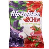 Kẹo mềm Alpenliebe 2Chew hương nho và dâu gói 87.5g (từ 3 tuổi)