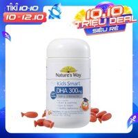 Kẹo mềm bổ sung DHA cho trẻ - Natures Way Kids Smart DHA 300mg Triple Strength