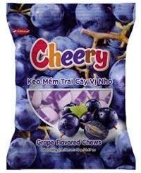 Kẹo mềm Cheery nho túi 140g