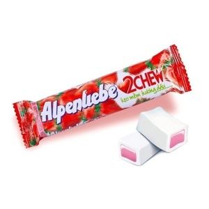 Kẹo mềm hương dâu Alpenliebe 2Chew thanh 24.5g