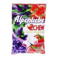 Kẹo Mềm Hương Dâu Và Nho Alpenliebe 2Chew (Gói 84g-nhỏ)