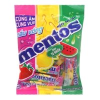 Kẹo Mentos Cầu vồng hương trái cây 120g (20 gói*6g) T51 – Siêu Thị Bách Hóa Tổng Hợp