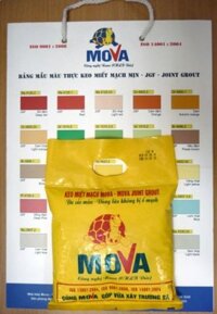 Keo miết mạch, keo trà ron Mova JGF-W - màu trắng