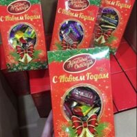 KẸO MIX 8 VỊ HÀNG NGA 450g dạng gói và hộp Kẹo gấu Joyco socola Nga