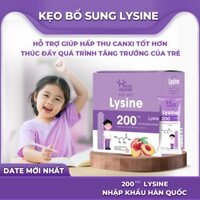 Kẹo mút bổ sung Lysine Hữu Cơ - Happy vitamin - Hỗ trợ giúp hấp thu Canxi tốt hơn