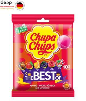 Kẹo mút Chupa Chups hương trái cây hỗn hợp gói 100g