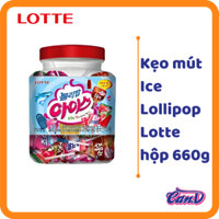 Kẹo mút Ice Lollipop Lotte hộp 660g