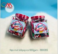 Kẹo mút Lollipop Ice hiệu Lotte 660g hộp 6/1
