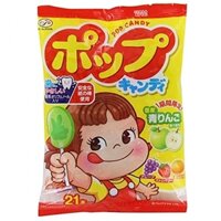 Kẹo mút trái cây Fujiya Pop Candy (21 chiếc)