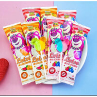 Kẹo Mút Trái Cây Gấu Dâu Lotso 500g~55chiếc mix vị