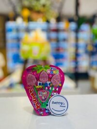 Kẹo mút vị dâu & socola Lotte (3c)