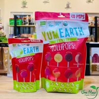 Kẹo mút vị trái cây hữu cơ Yum Earth