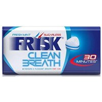 Kẹo ngậm bạc hà cao cấp Frisk Clean Breath Fresh Mint (50 viên) - Vị giống Frish Neo
