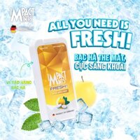 Kẹo ngậm bạc hà không đường Impact mints fresh vị táo vàng