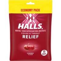 Kẹo ngậm Halls hương Cherry - 80 viên