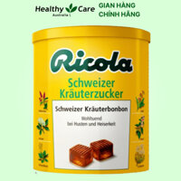 Kẹo ngậm ho không đường Ricola original herb thảo mộc tự nhiên lon 250g Healthy Care Australia.