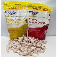 Kẹo ngậm ho mật ong chanh Equate Cough Drops lẻ 30 viên của Mỹ