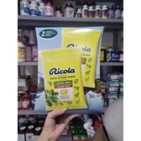 Kẹo ngậm ho Ricola Lemon Mint Sugar Free Bịch 105 Viên (hộp 2 bịch)