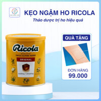 Kẹo ngậm ho thảo dược Ricola hộp 250g, nhập khẩu, không đường, dùng được phụ nữ có thai