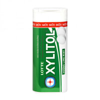 Kẹo ngậm không đường hương chanh bạc hà Lotte Xylitol (20.88g)