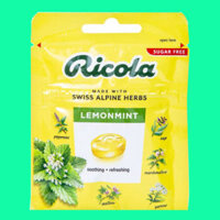 Kẹo ngậm không đường Ricola Lemon Mint (17.5g)