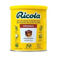 Kẹo ngậm không đường Ricola original herb thảo mộc tự nhiên | Hỗ trợ giảm ho the mát hộp | Hộp 250g