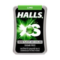 Kẹo Ngậm Không Đường Vị Chanh, Lime Flavored Candy, Sugar Free (12.6g) - HALLS XS