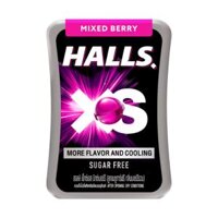 Kẹo Ngậm Không Đường Vị Quả Mọng, Mixed Berry Flavored Candy, Sugar Free (12.6g) - HALLS XS