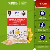 Kẹo ngậm mật ong Manuka UMF 10+ Deep Blue Health Manuka Honey Lozenges – với Chanh & Gừng (6 viên)