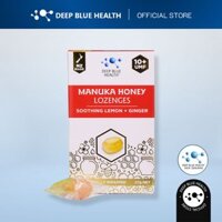 Kẹo Ngậm Mật Ong Manuka UMF 10+ Deep Blue Health Manuka Honey Lozenges – với Chanh & Gừng (6 viên)