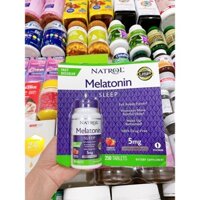 Kẹo ngậm ngủ ngon Natrol Melatonin 5mg-250 viên