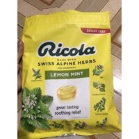 KẸO NGẬM RICOLA 105 viên không đường của Mỹ (cam kết chính hãng có bill)