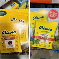 Kẹo ngậm Ricola 115 viên mật ong và 105 viên bạc hà của Mỹ