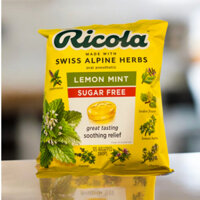Kẹo Ngậm RICOLA Sugar Free Lemon Mint 105 viên