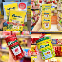 Kẹo Ngậm Thảo Mộc Không Đường Ricola Herb Sugar Free Hộp Thiếc Gift Box 100g Quà Tặng Tết Sang Trọng