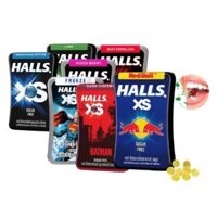 Kẹo ngậm thơm miệng Halls XS vị Red Bull Thái Lan