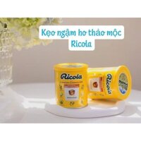 Kẹo ngậm trị ho Ricola Đức 250g - Khản cổ, khàn tiếng, viêm họng hay ho, ngứa rát cổ họng