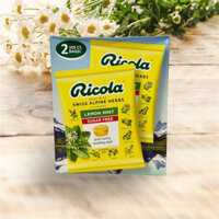 Kẹo ngậm trị ho Ricola Lemon Mint Sugar Free 105 viên 🇺🇸