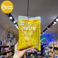 Kẹo ngậm trị ho và viêm họng Halls chanh mật ong 70v