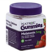 Kẹo Ngủ Dinh Dưỡng Natrol Gummies Melatonin 10mg Giúp Cho Giấc Ngủ Ngon Hơn