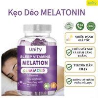 Kẹo Ngủ Melatonin Chứa canxi và vitamin D thúc đẩy sự trao đổi chất và giảm căng thẳng Cải thiện giấc ngủ Chống lo âu