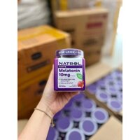Kẹo ngủ Natrol Gummies Melatonin 10mg 90 viên. Date 1/2026