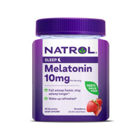 Kẹo ngủ natrol melatonin 10mg lọ 90v hỗ trợ giấc ngủ