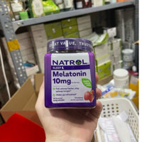 Kẹo Ngủ Natrol Melatonin 10mg hộp 90 viên vị dâu