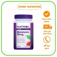Kẹo ngủ Natrol Melatonin Sleep Gummies- hỗ trợ giấc ngủ tự nhiên,ngủ ngon sâu giấc
